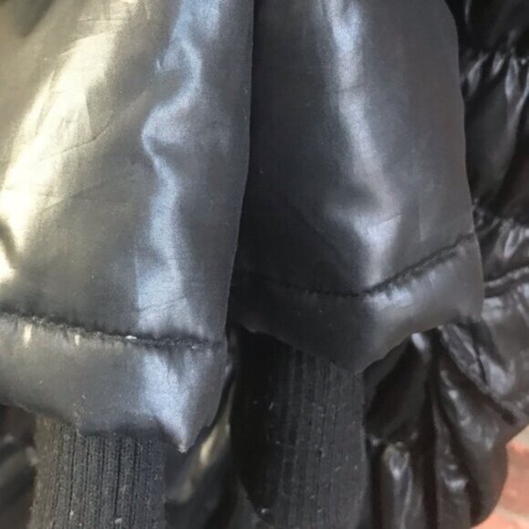 RUDSAK Down Hood Puffer Parka Winter Coat Vest  Raccoon Fur Collar Jacket Zip XS - Picture 12 of 16